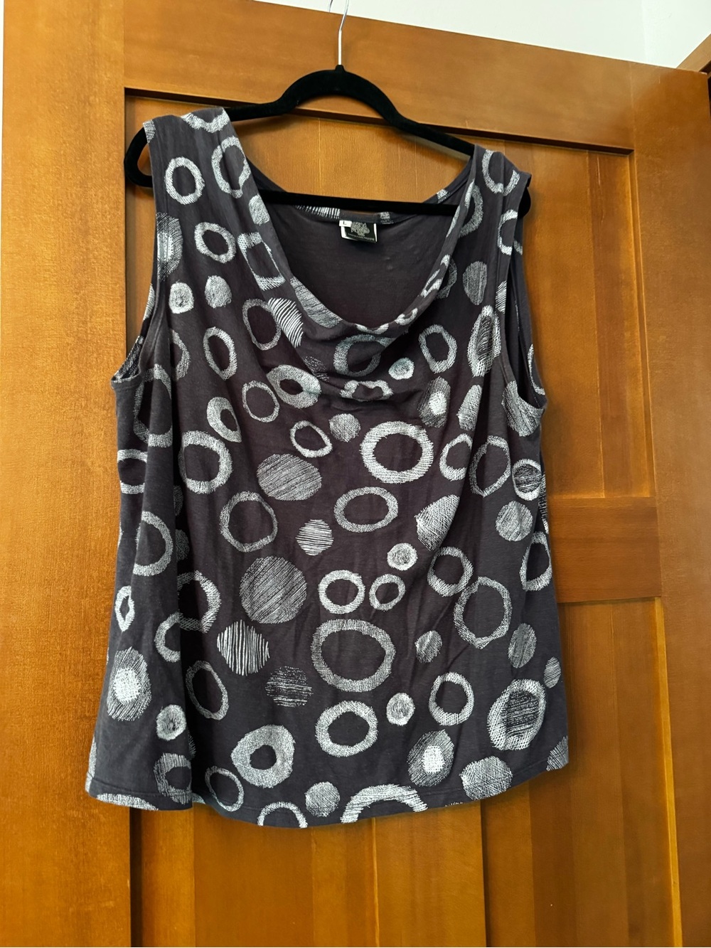 Cowl Neck tank by Intertwined Designs Women's Large
